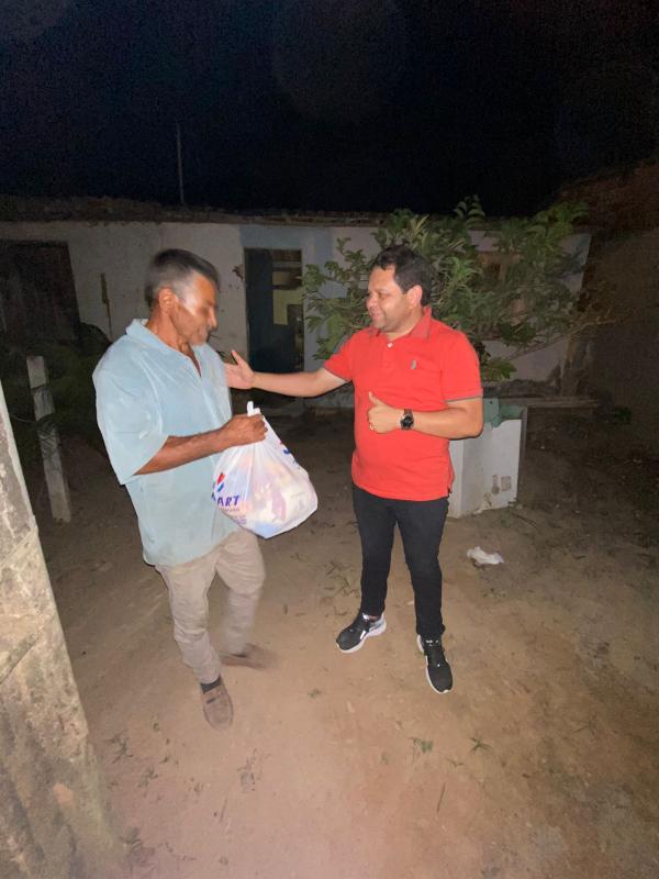 Vereador Edvanio do Cangandu faz entrega de cesta básica nas comunidades rurais de Arapiraca