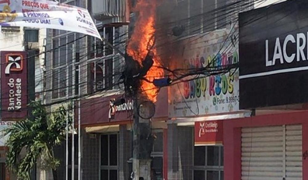 Incêndios em postes são constantes em Arapiraca
