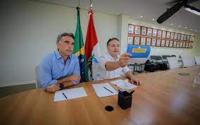 Rafael Brito e Renan Filho / Foto: Márcio Ferreira