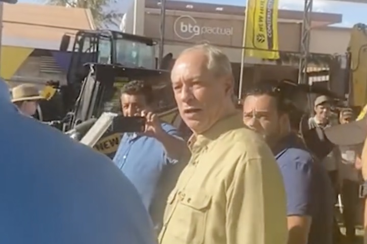 Hostilizado, Ciro dá soco em bolsonarista e ofende a mãe de outro; veja vídeo