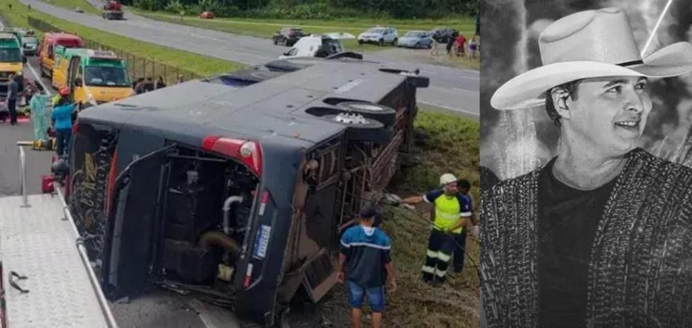 Cantor Aleksandro, da dupla com Conrado, morre em acidente de ônibus no interior de SP