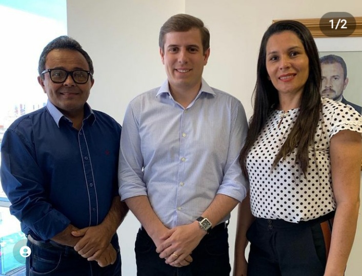 Cícero, Arthur Albuquerque e Valquíria Valentim