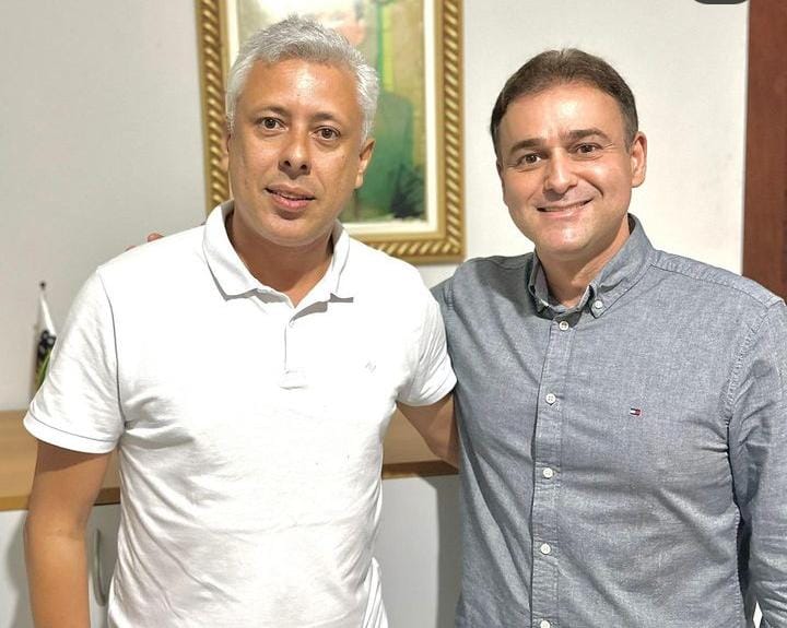 Vytor Ferro parabeniza novo presidente do MDB Arapiraca, Yale Fernandes