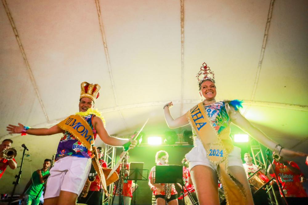 Rei e Rainha do Folia de Rua 2024 - foto: Ascom Arapiraca