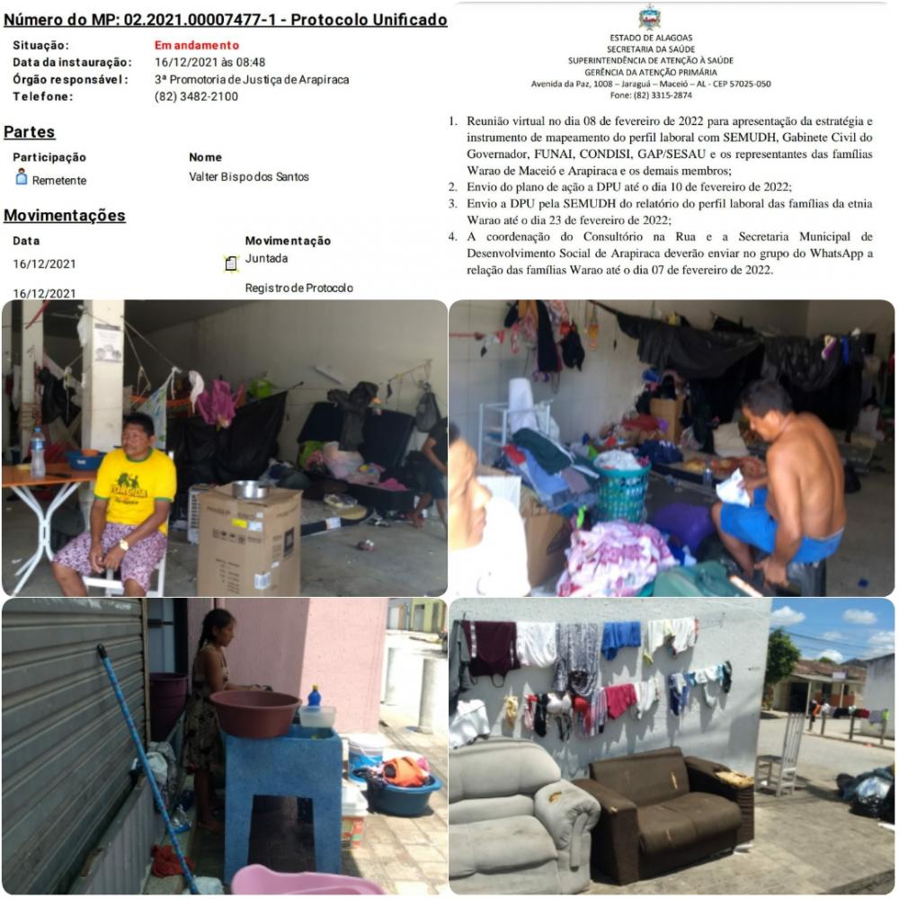 Imagens de documentos e fotos atuais tiradas no local