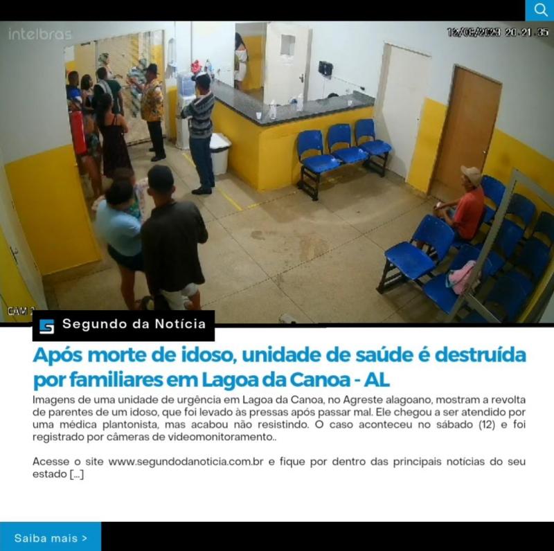 Confusão em hospital de Lagoa da Canoa - AL